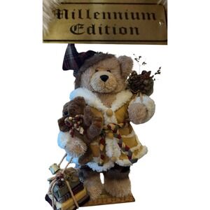 VTG 2000 Grandeur Noel 31" Bear Collectors Ed Millennium Ed Christmas Decor Y2K